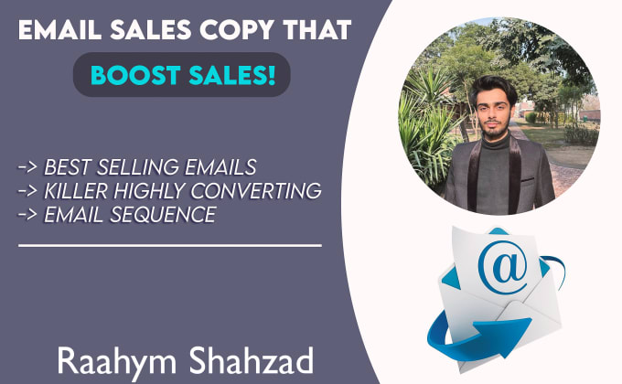 Gig Preview - Do professional sales email copywriting