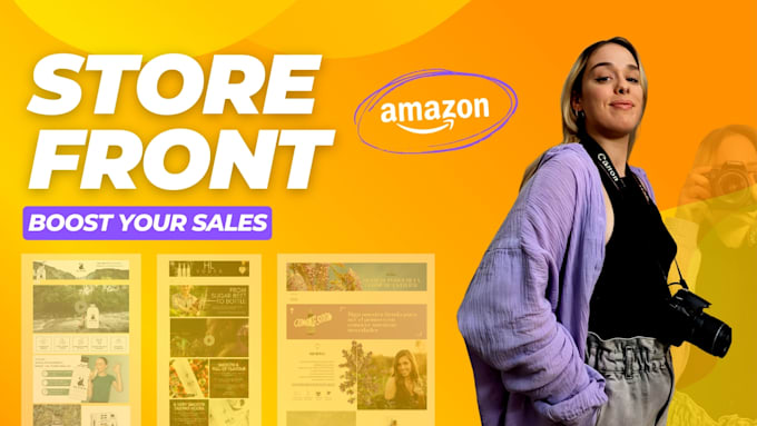 Gig Preview - Create a custom amazon brand store to boost your sales