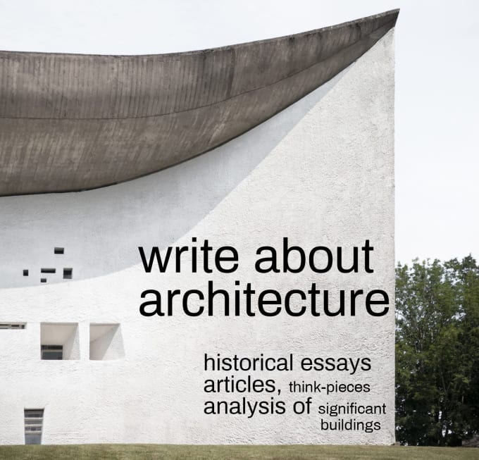 Bestseller - write articles and essays on architecture