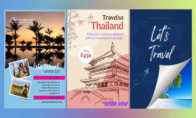 Bestseller - create an unique, travel poster and brochure design