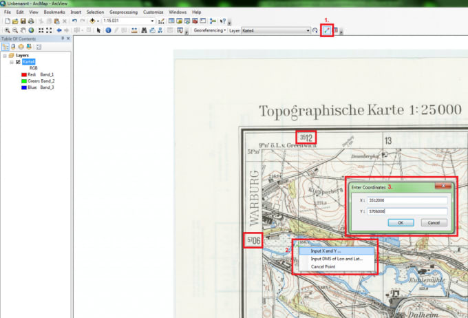 Gig Preview - Do geo referencing digitization point line polygon