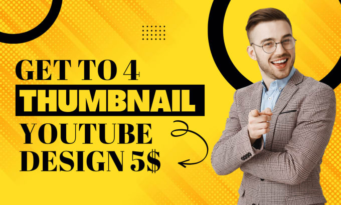 Gig Preview - Design attractive eye catching youtube thumbnail within 8 hours