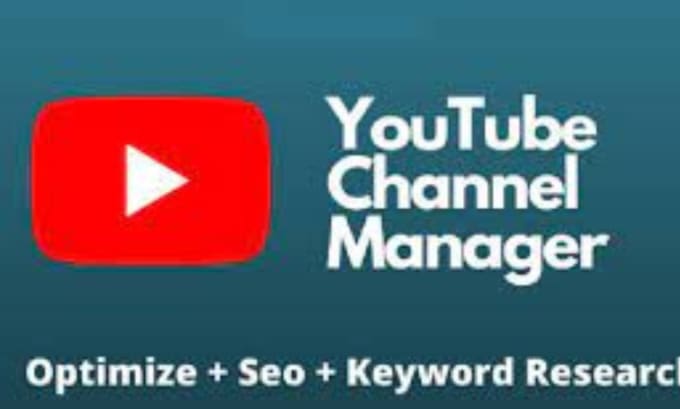 Gig Preview - Youtube channel growth manager video SEO expert