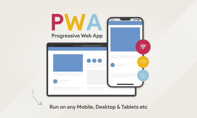 Gig Preview - Develop or convert your web application to pwa