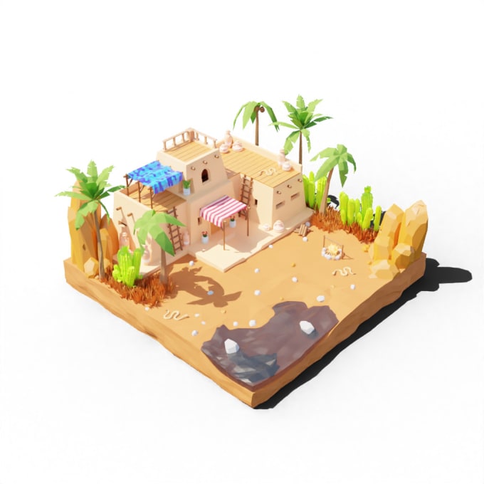 Bestseller - 3d model low poly environments