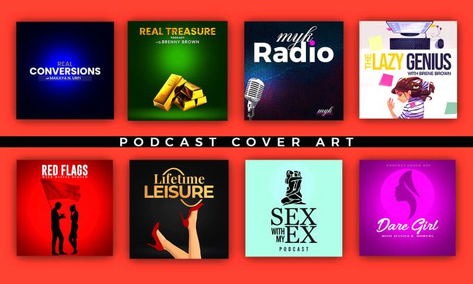 Gig Preview - Design podcast cover art or podcast logo