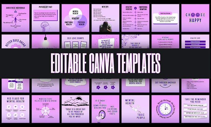 Gig Preview - Design custom instagram templates using canva