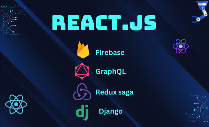 Gig Preview - Build react js next js website with firebase, django node js apis