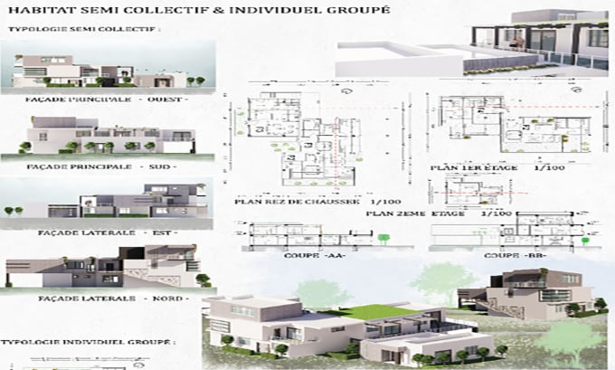 Gig Preview - Design architectural or urban presentation boards