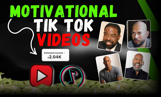 Gig Preview - Create viral motivational tik tok videos and youtube shorts