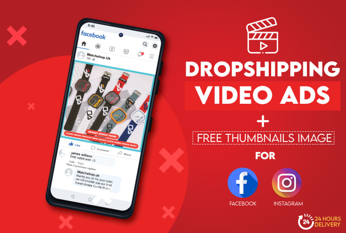 Gig Preview - Make viral dropshipping video ads for facebook ads