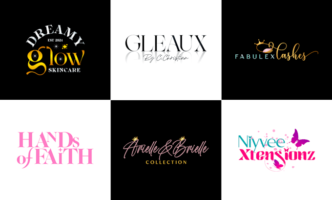 Gig Preview - Design cosmetics makeup eyelash beauty product logo