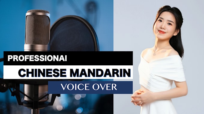 Gig Preview - Record professional female chinese mandarin voice over