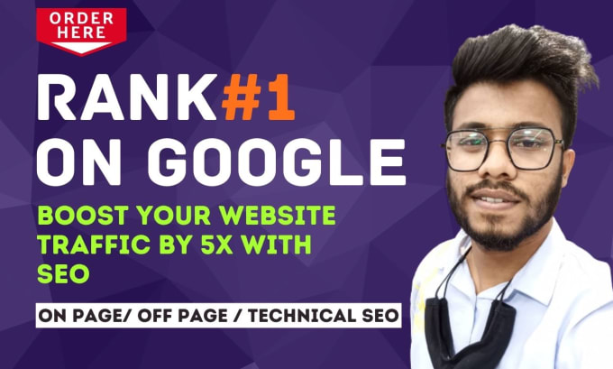 Gig Preview - Do monthly SEO service to rank websites on google first page