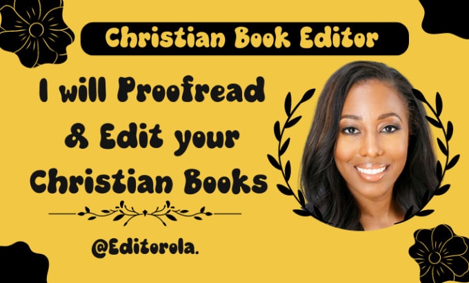 Gig Preview - Line edit, proofread and format your christian book to perfection