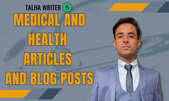 Gig Preview - Write medical and health articles and blogs with SEO