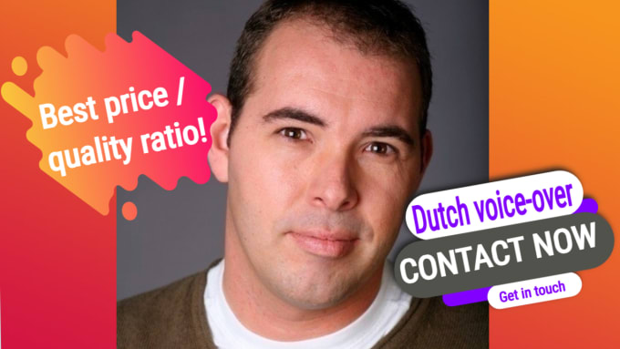 Gig Preview - Be your professional dutch voice over male voicetalent