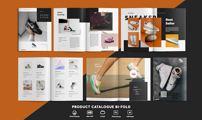 Gig Preview - Design brand book, product catalogue and crypto paper