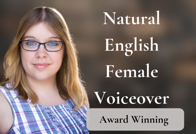 Bestseller - expertly record your british female voiceover