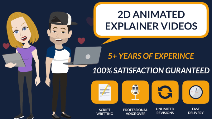 Gig Preview - Create 2d animation explainer video for sales and marketing