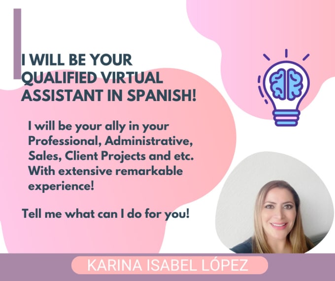 Bestseller - be your qualified virtual assistant in spanish