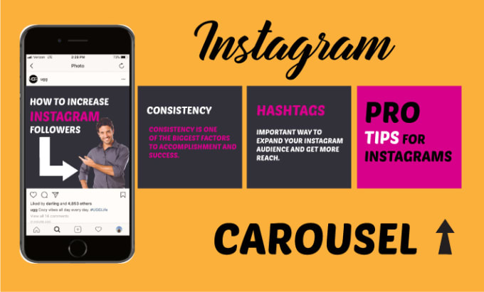 Gig Preview - Create instagram carousel, infographics, thumbnails and feed post