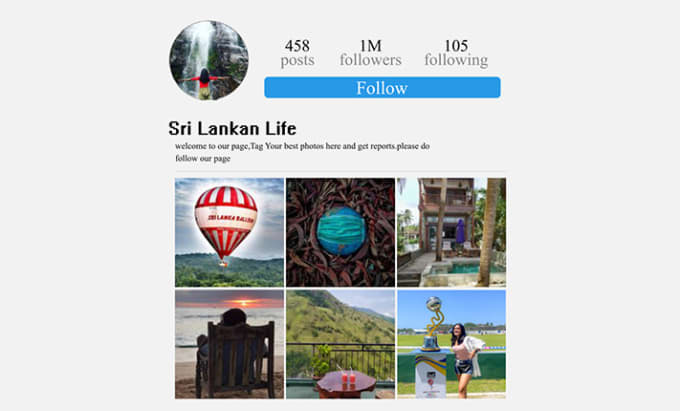 Gig Preview - Design animation with your instagram profile