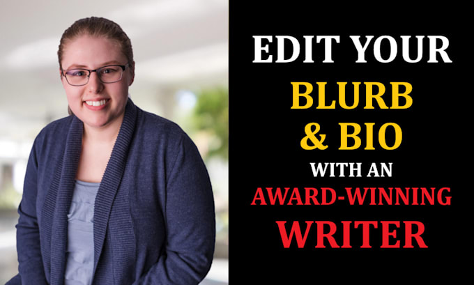 Gig Preview - Write your book blurb or author bio