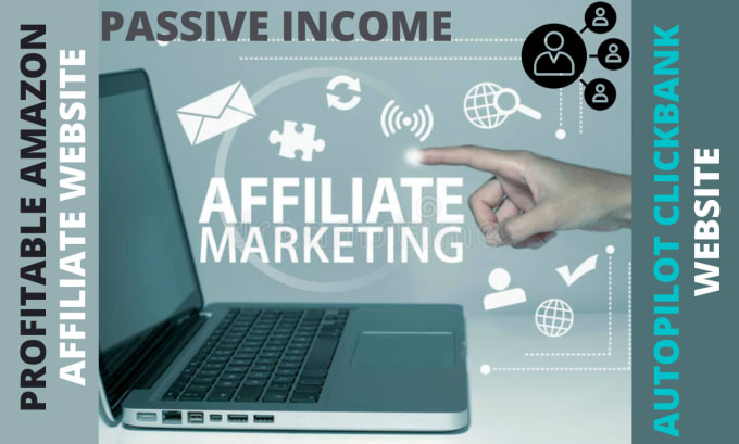 Gig Preview - Profitable amazon affiliate autopilot, clickbank website for passive income