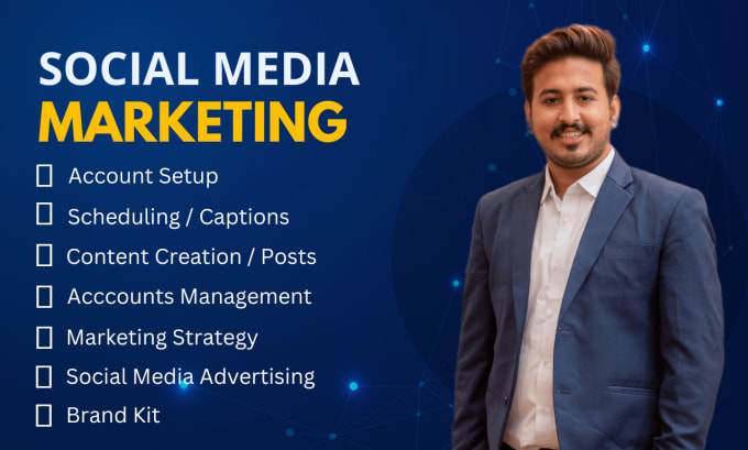 Gig Preview - Be your social media marketing manager