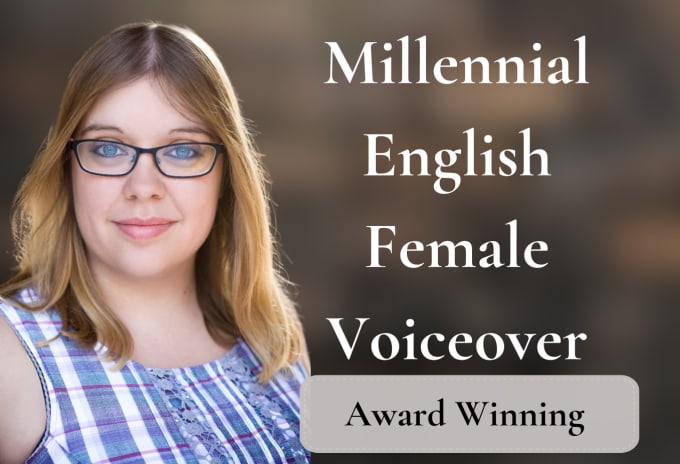 Gig Preview - Expertly record your british millennial voiceover