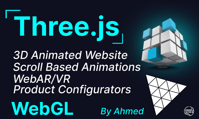 Gig Preview - Design interactive 3d websites with threejs