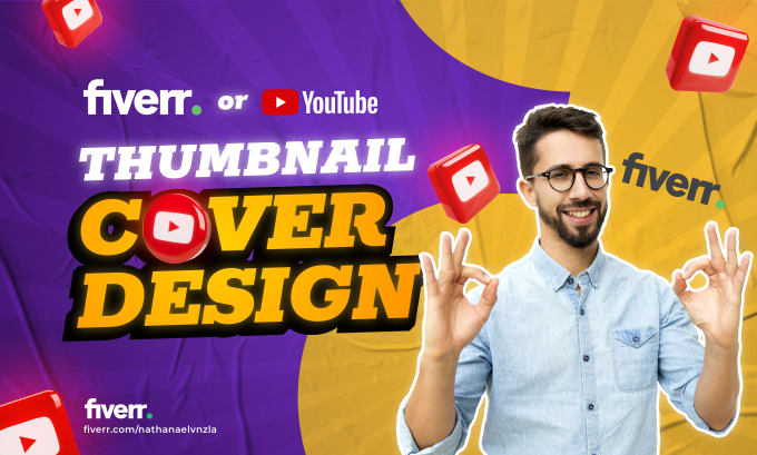 Bestseller - design your fiverr or youtube thumbnail image