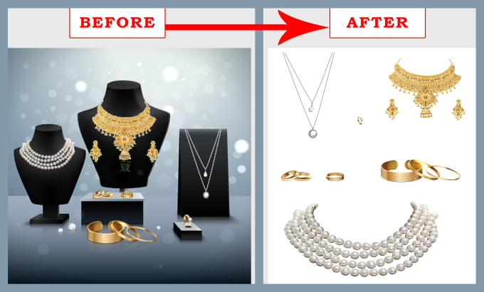 Gig Preview - Produce photo editing, clipping path, and jewelry photography in 24 hour