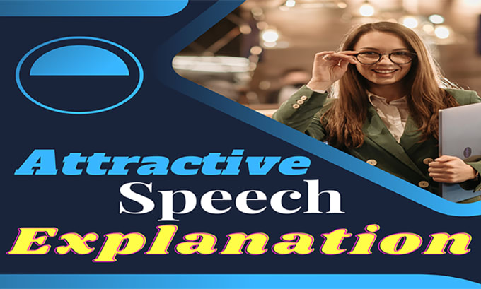 Gig Preview - Do your speech attractive 2d explanation