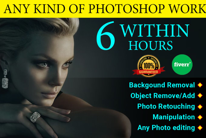 Bestseller - any professional image editing  job under six hours