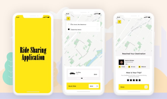 Gig Preview - Develop ride sharing or taxi application for you