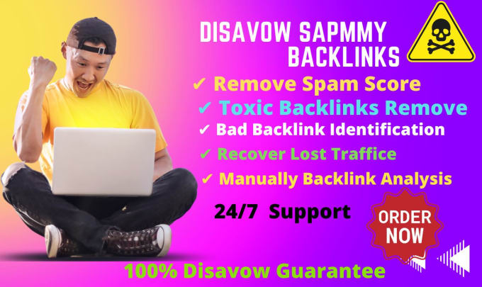 Gig Preview - Disavow and remove bad, toxic backlinks and competitor analysis