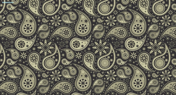 Gig Preview - Create paisley, textile, seamless, vector pattern designs