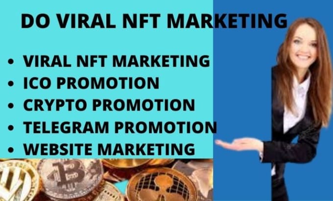 Gig Preview - Nft promotion bitcoin promotion nft marketing