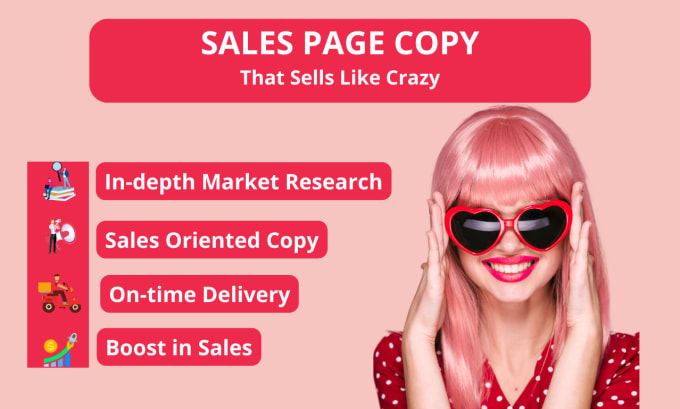 Gig Preview - Write sales copy, email copy, ad copy, vsl and do sales page copywriting