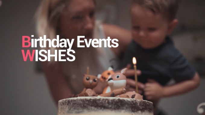 Gig Preview - Create video for personal wishes and events within 24 hours