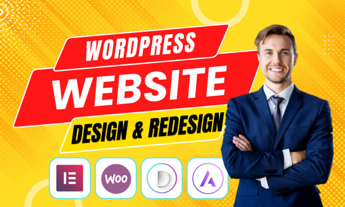 Gig Preview - Design a modern wordpress website or blog for you