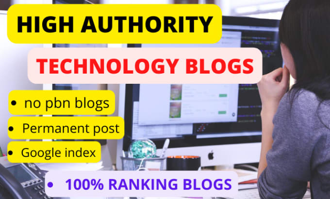 Gig Preview - Write and publish technology guest post with  do follow technology backlink