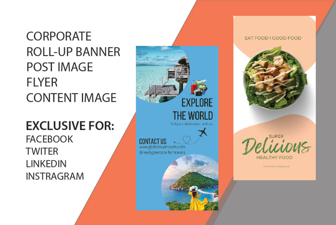 Gig Preview - Design an illustration of your favorite social media banner, post, cover page