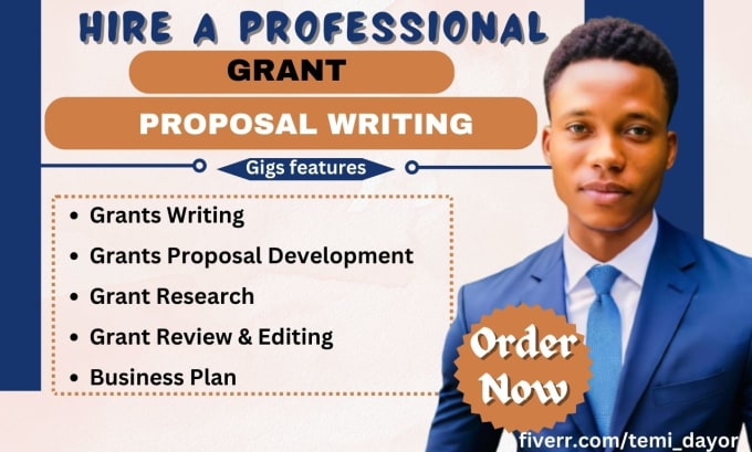 Gig Preview - Do grant research, write grant proposals and submit grant applications