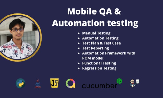 Gig Preview - Do mobile QA and automation testing using appium