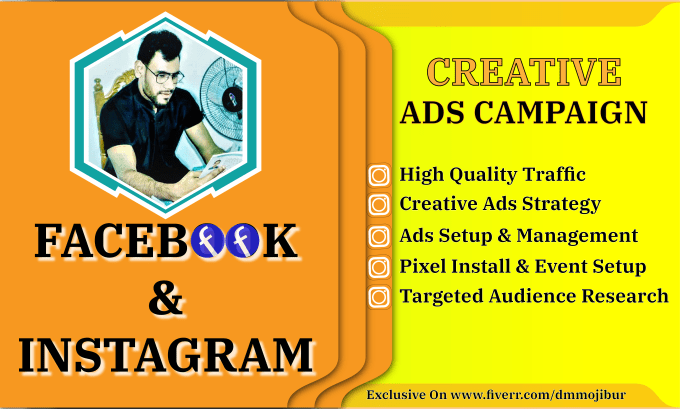 Gig Preview - Creative facebook instagram ads campaign setup