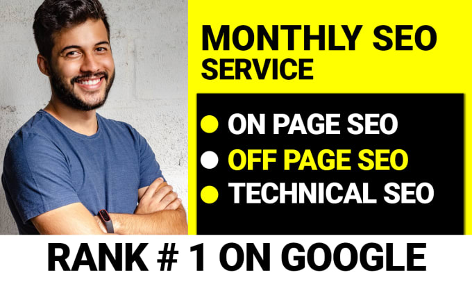 Gig Preview - Provide on page off page technical wordpress shopify wix website SEO service