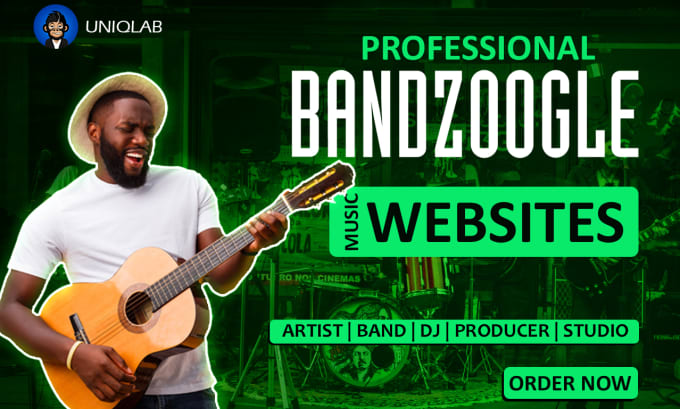 Gig Preview - Design an awesome bandzoogle website and store